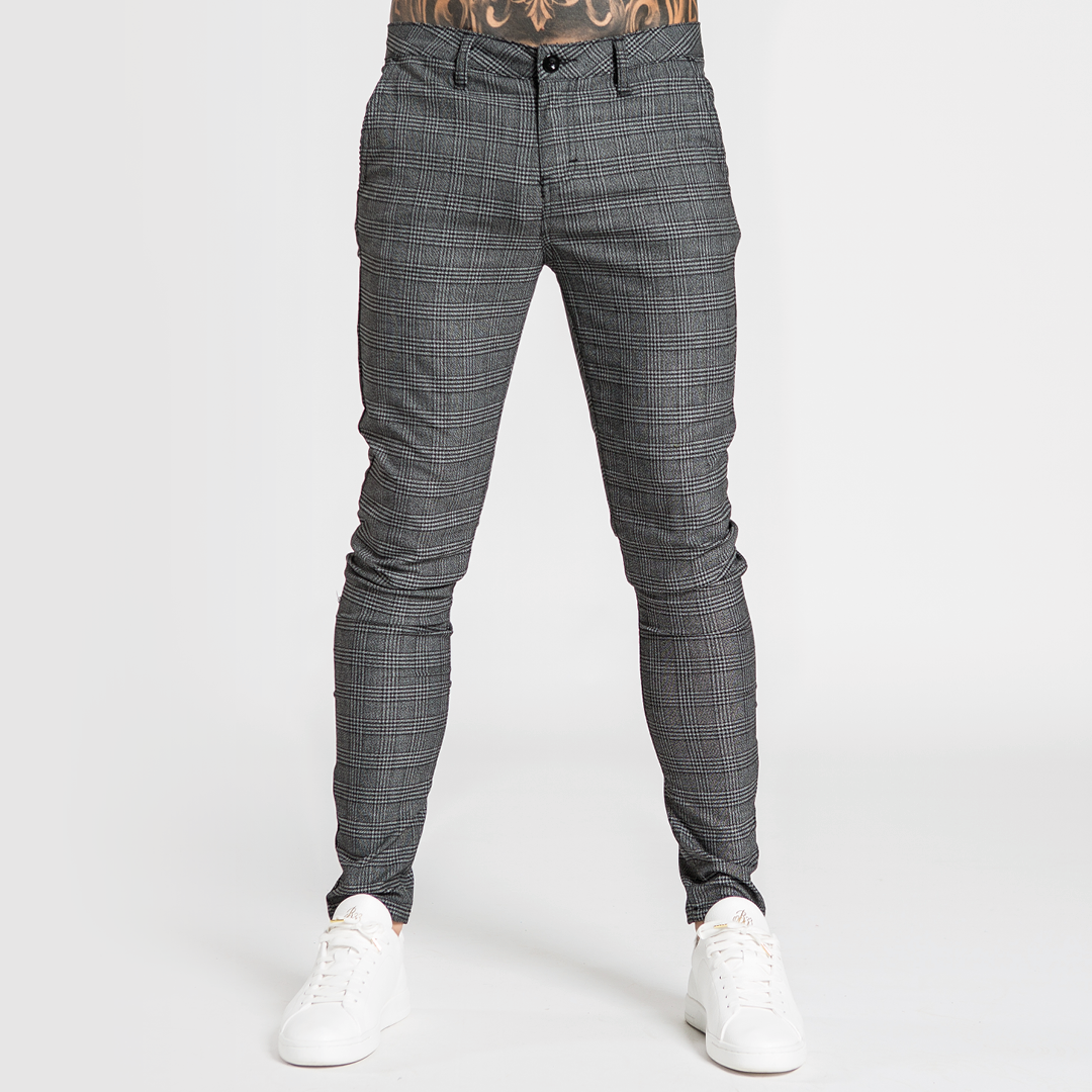 Oslo Chino Black/Grey Check